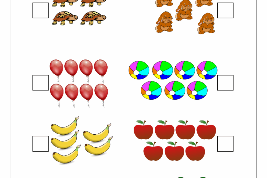 More And Less Worksheets Greater Than Less Than Worksheets For Preschool Kindergarten MegaWorkbook