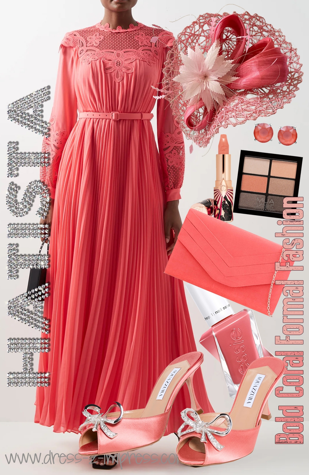coral color mother of the bride dresses