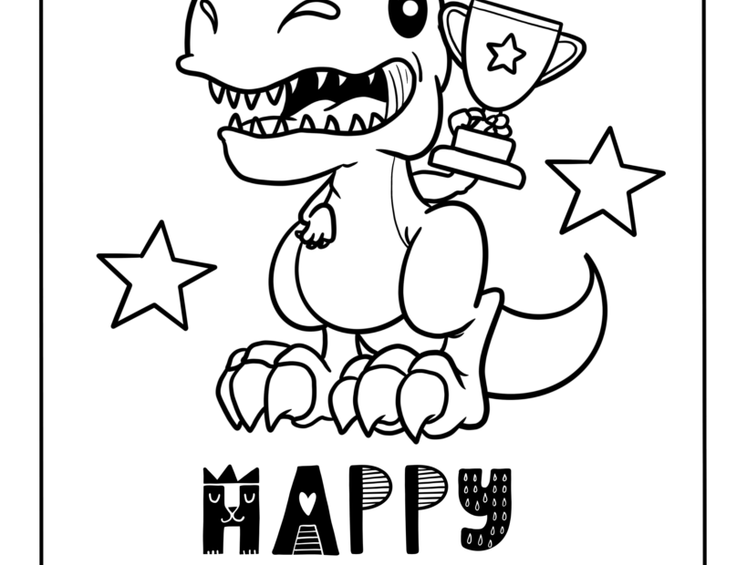 Mothers Day Coloring Pages Printable Free Dinosaur Pictures To Color