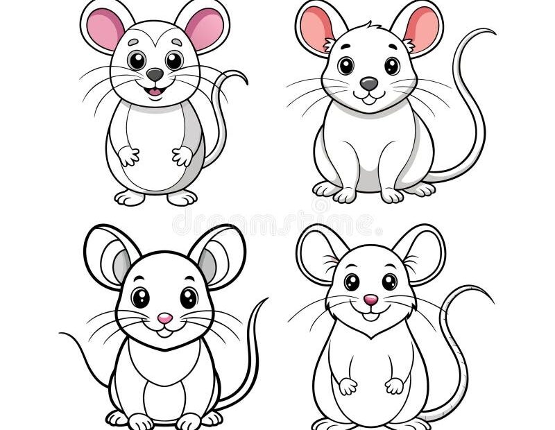 Mouse Coloring Page Stock Illustrations 2 447 Mouse Coloring Page Stock Illustrations Vectors U0026 Clipart Dreamstime