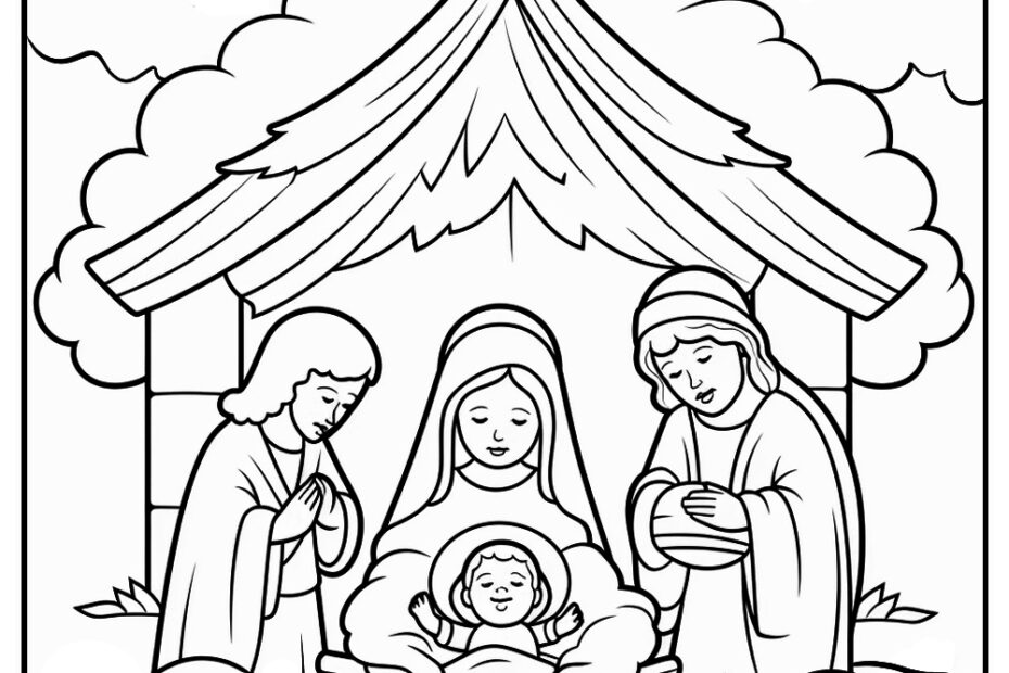 Nativity Coloring Pages 100 Free Printables