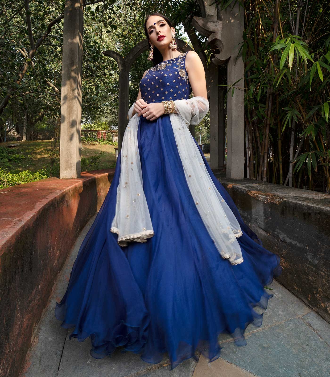 navy blue color dress