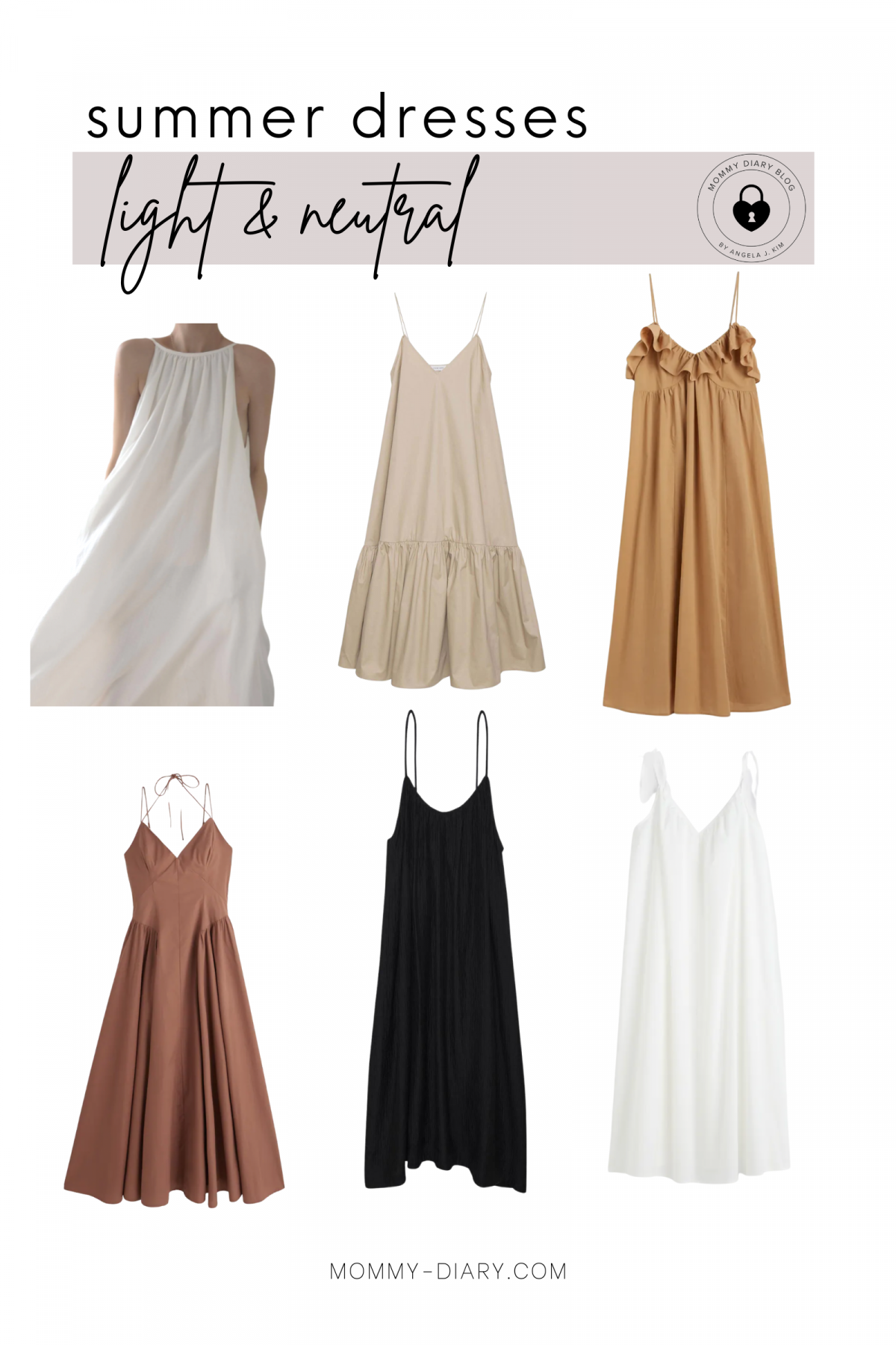 Neutral Summer Dresses You Need In Your Wardrobe Mommy Diary 