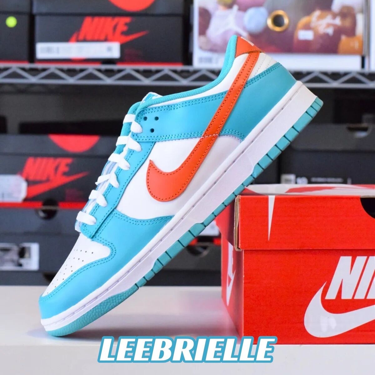 Nike Dunk Low Miami Dolphins DV0833 102 Men s Size New