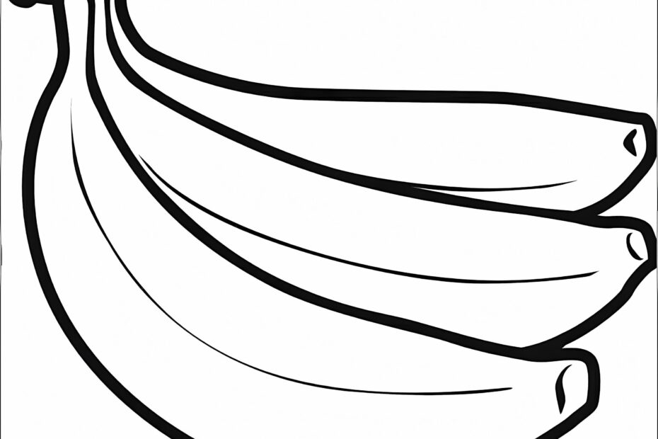 Normal Banana Coloring Page