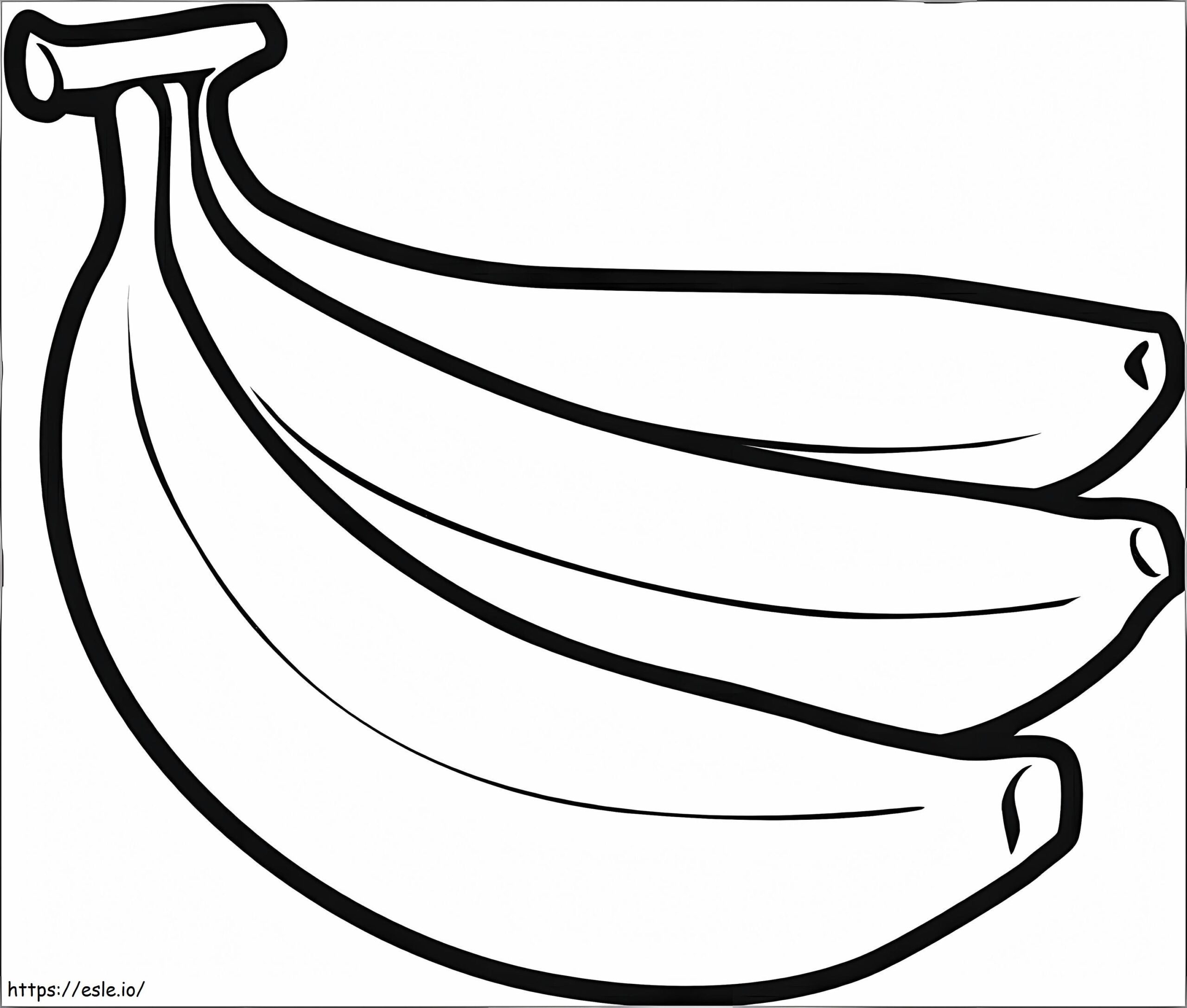 Normal Banana Coloring Page
