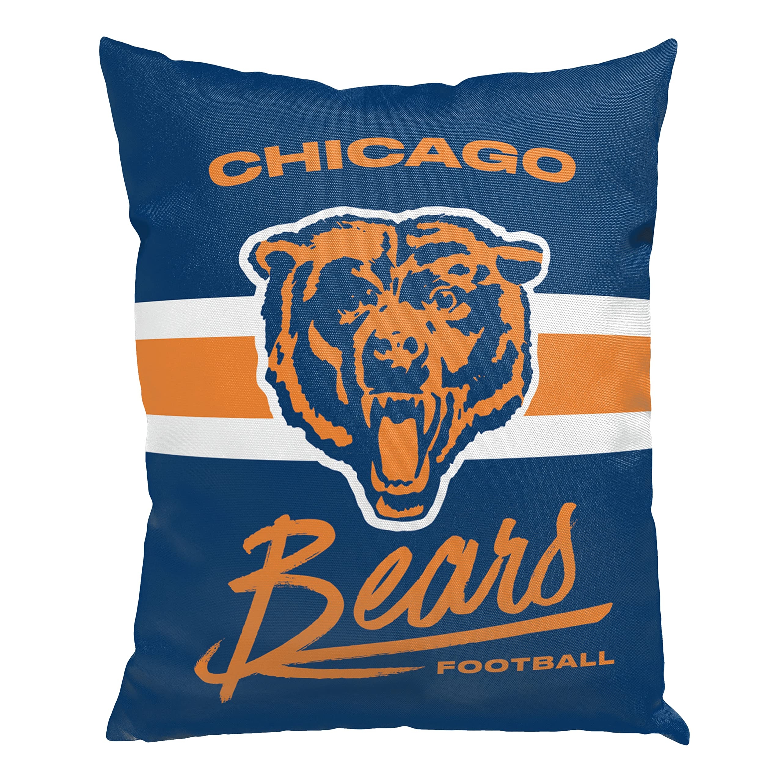 Northwest Official NFL Chicago Bears Nostalgic Proud Decorative Pillow Team Colors 15