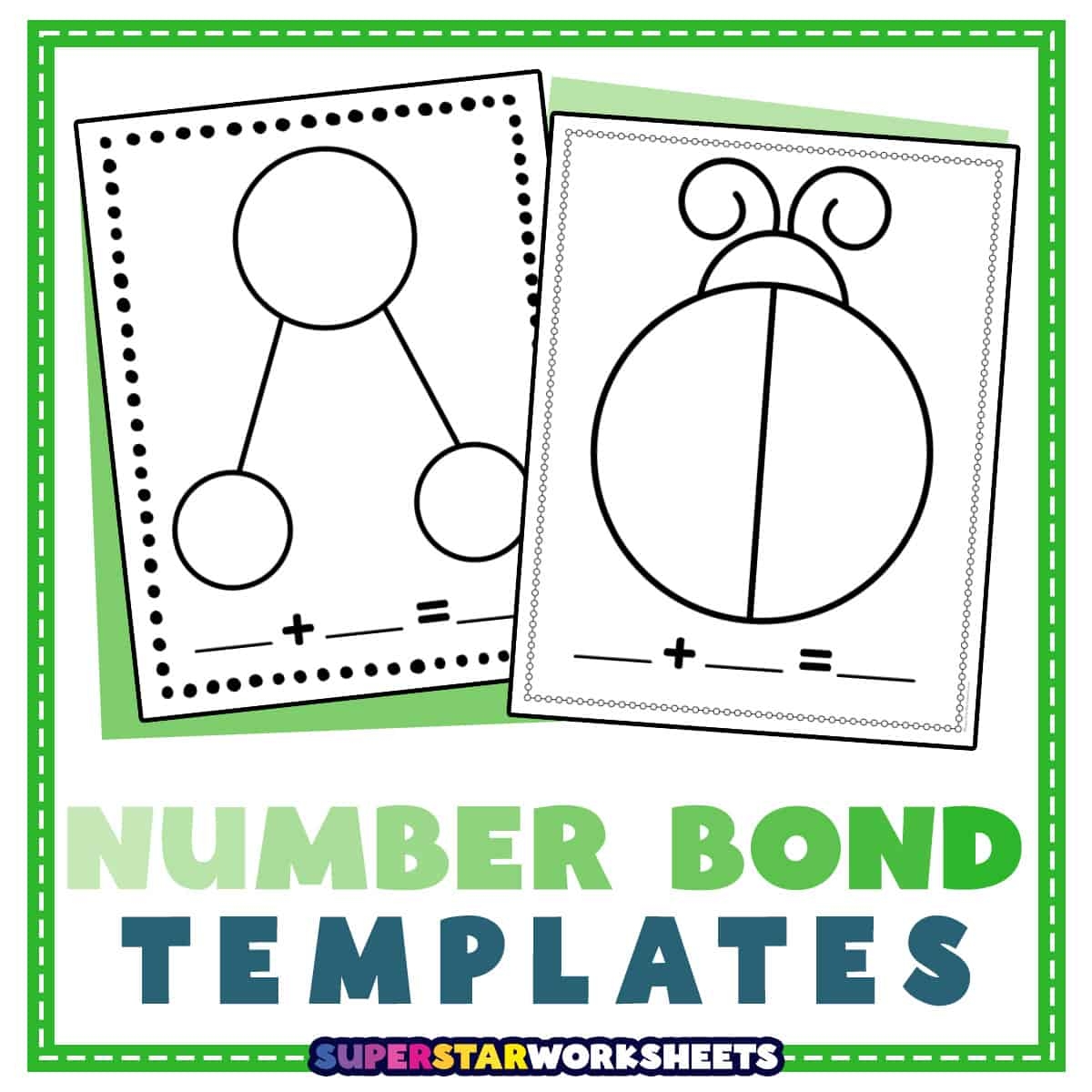 Number Bond Template Superstar Worksheets Worksheets Library