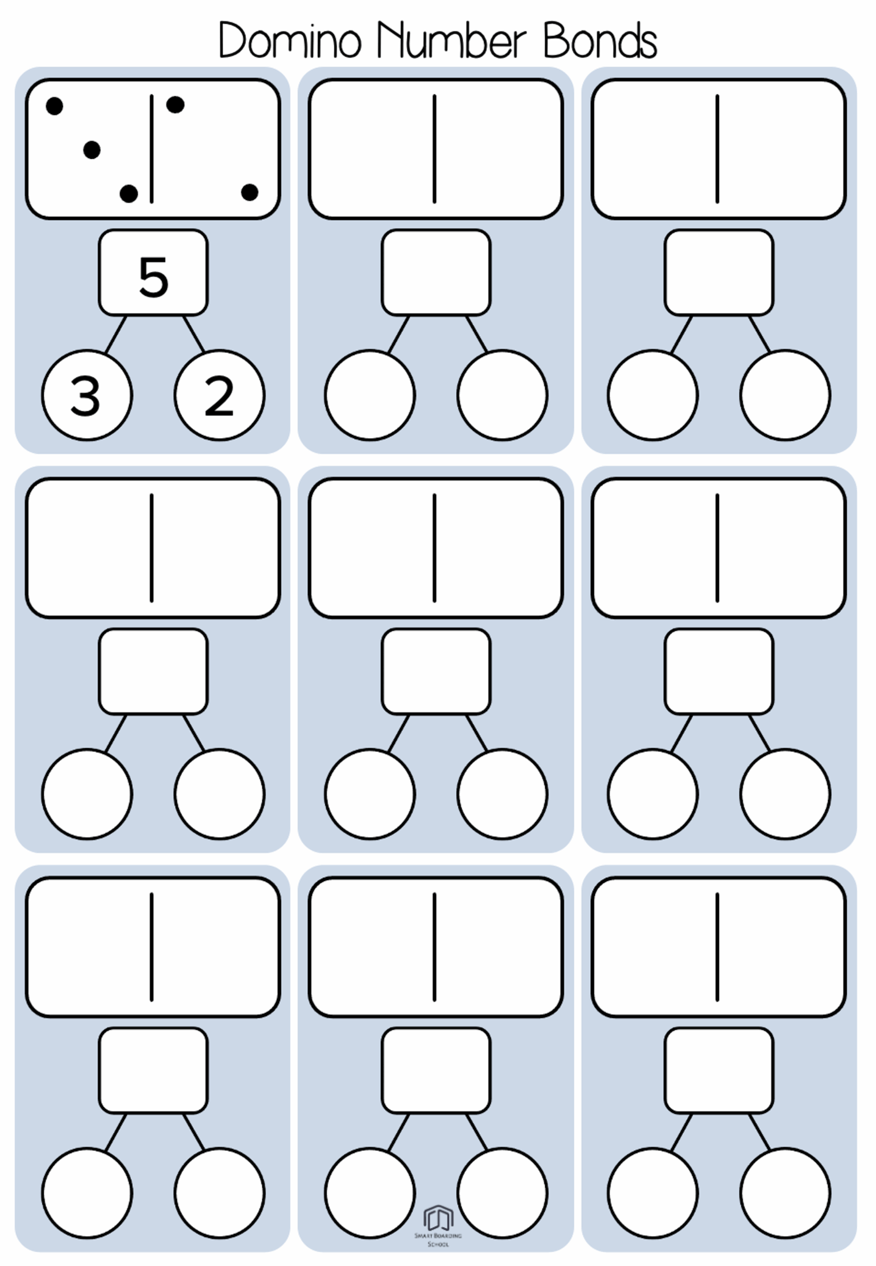 number bond template printable
