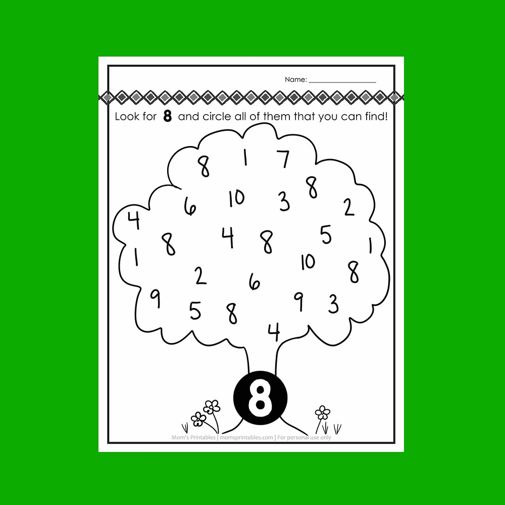 identifying numbers worksheets