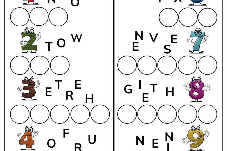 Numbers One To Ten 1 10 Ezpzlearn