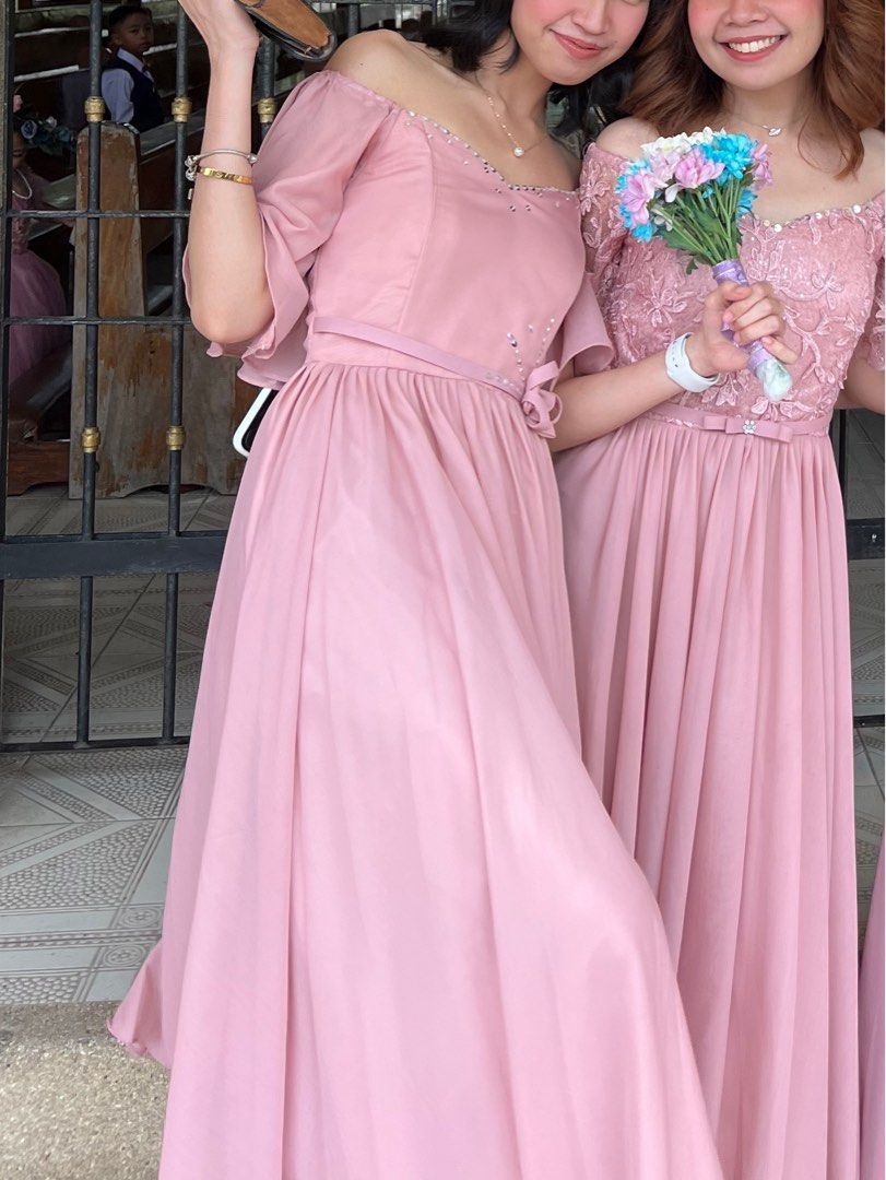 Old Rose Dress Design Clearance