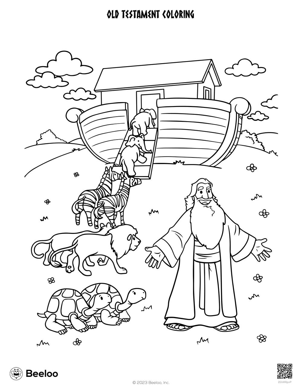 bible pictures to color for preschoolers