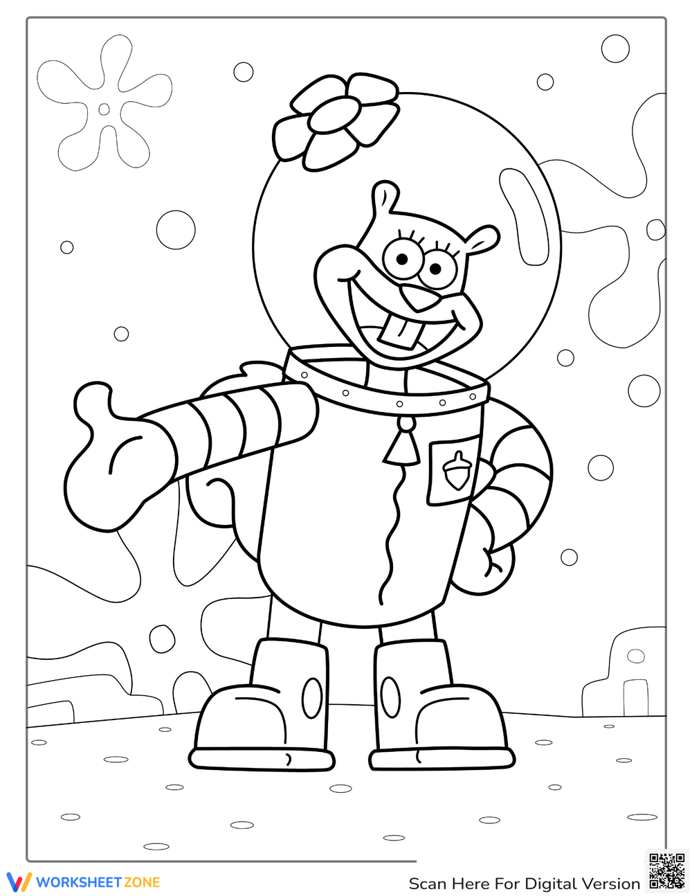 Online Spongebob Coloring Pages And Printable For Kindergarten 
