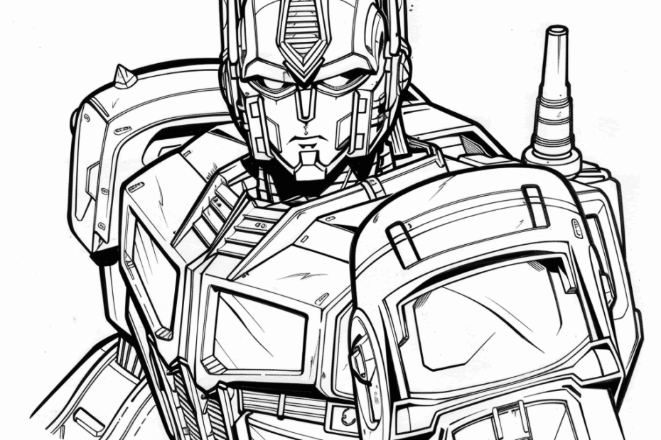 Optimus Prime Coloring Pages Free U0026 Printable