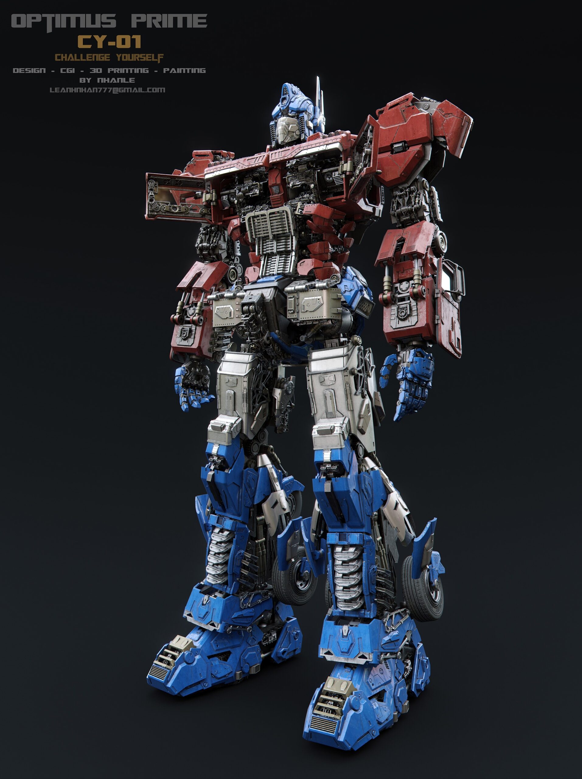 Optimus Prime CY 01 3D Printing 