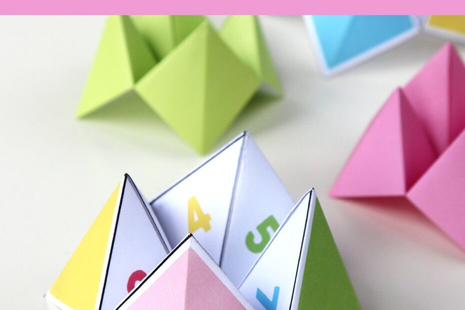 Origami Fortune Teller Free Printable Gathering Beauty