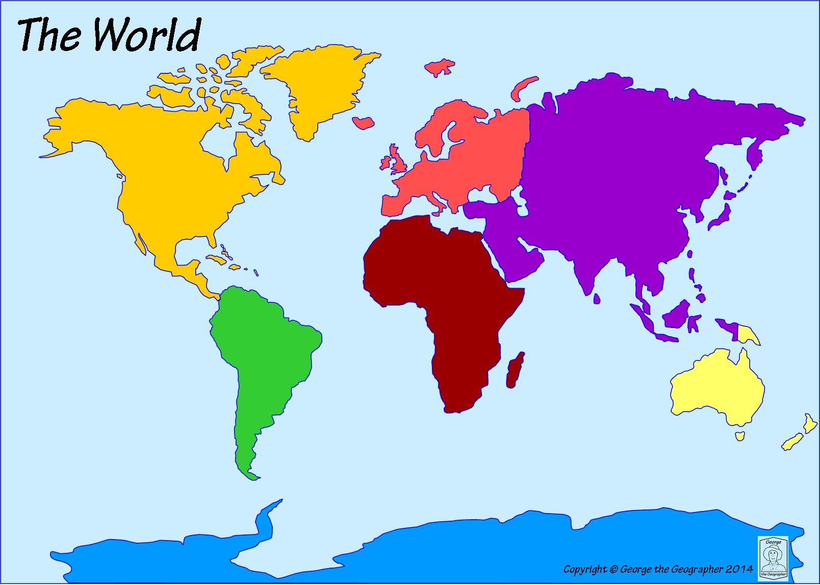 map of world blank printable