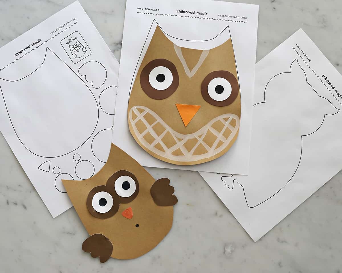 printable owl template