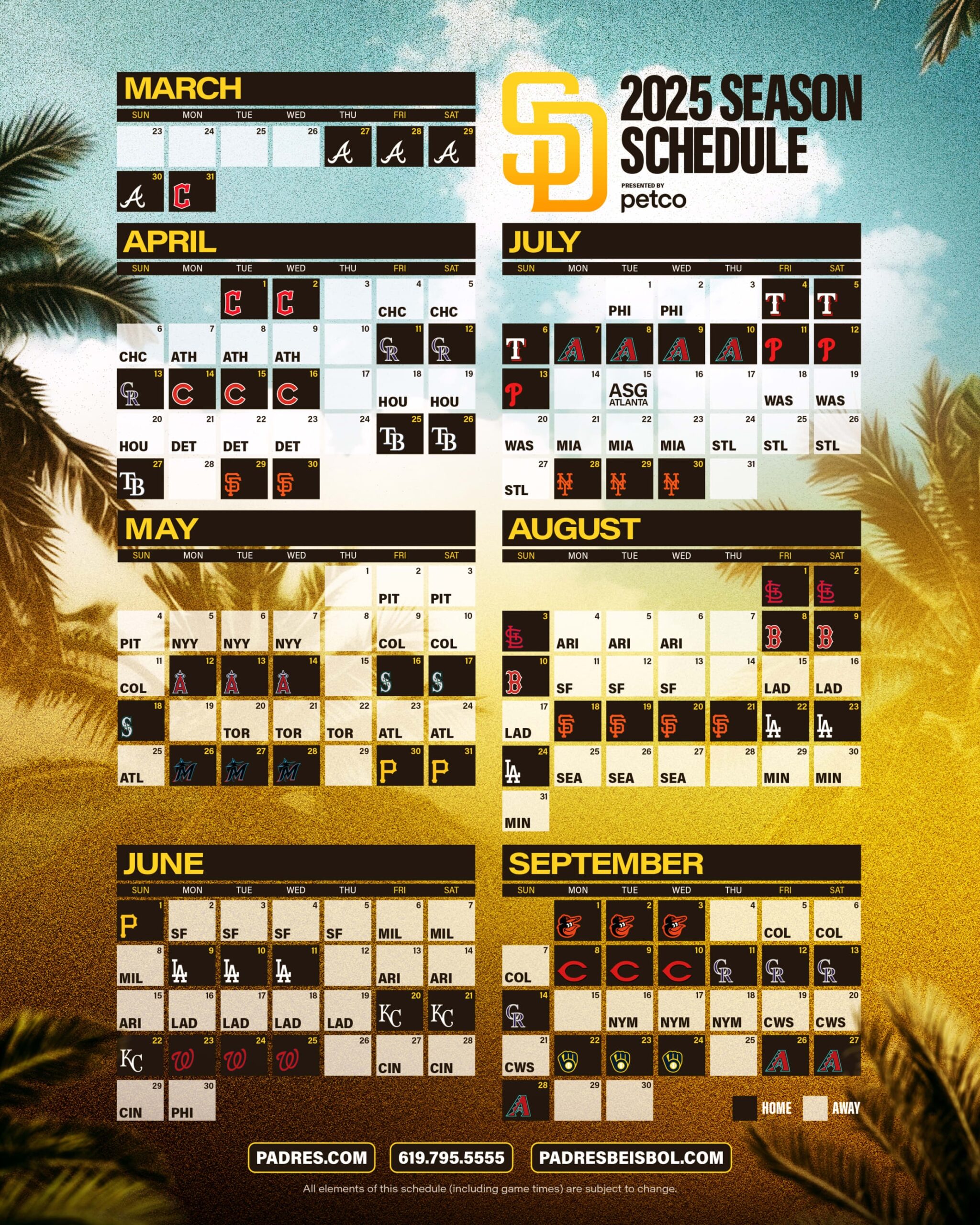 Padres Schedule