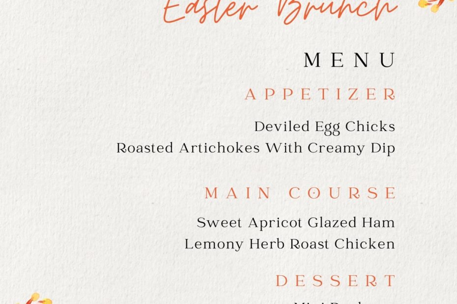 Page 5 Free Printable And Customizable Dinner Party Menu Templates Canva