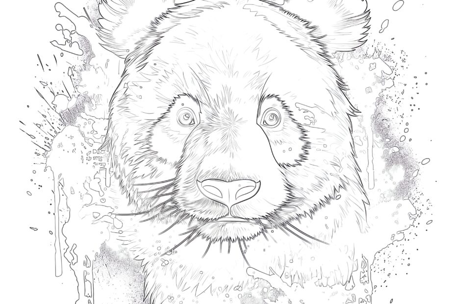 Panda Coloring Page Coloring Pages Mimi Panda