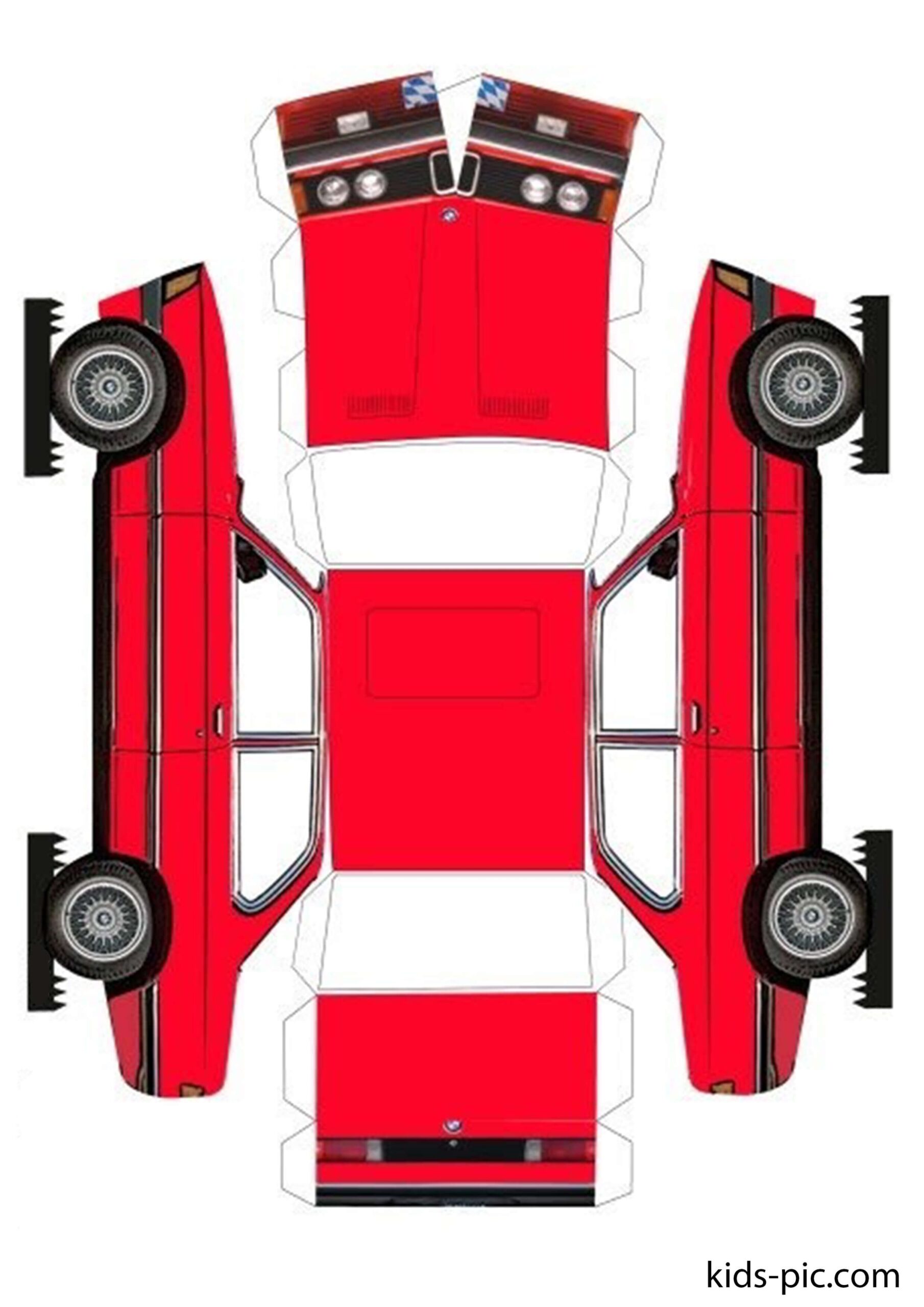 car template printable