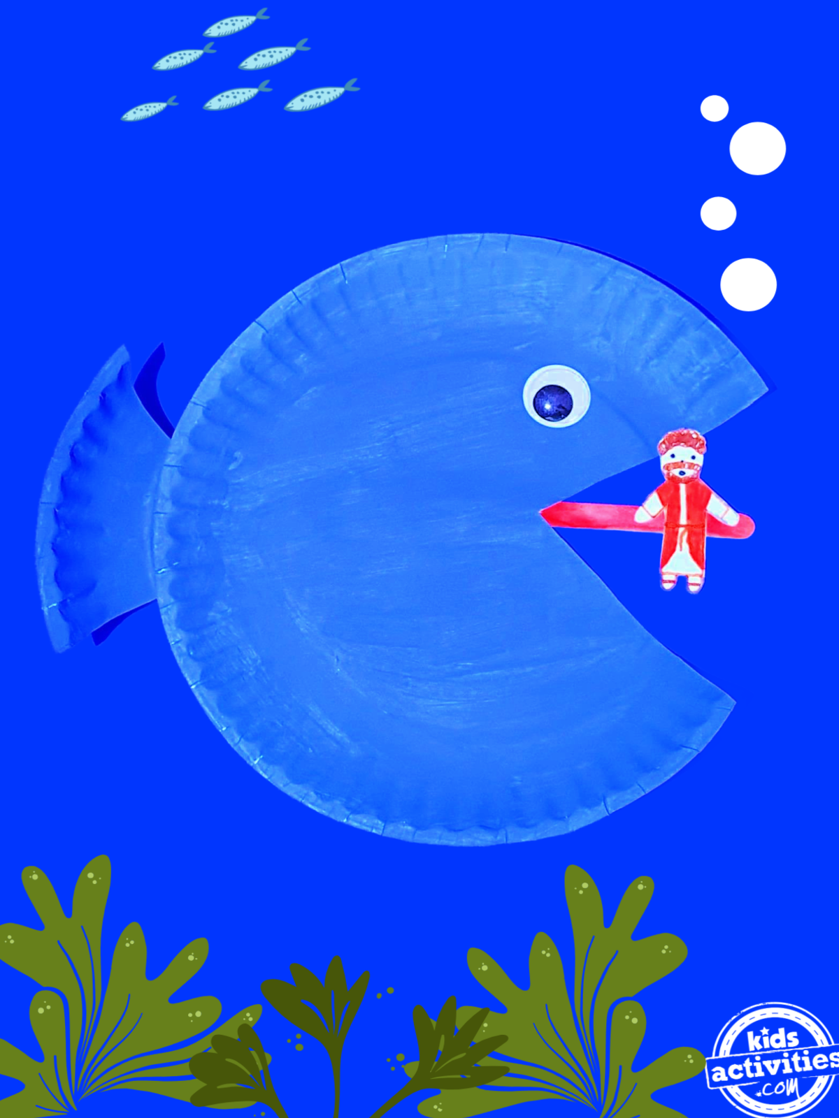 Paper Plate Craft Bringing Jonah And The Whale To Life Kids Activities Blog