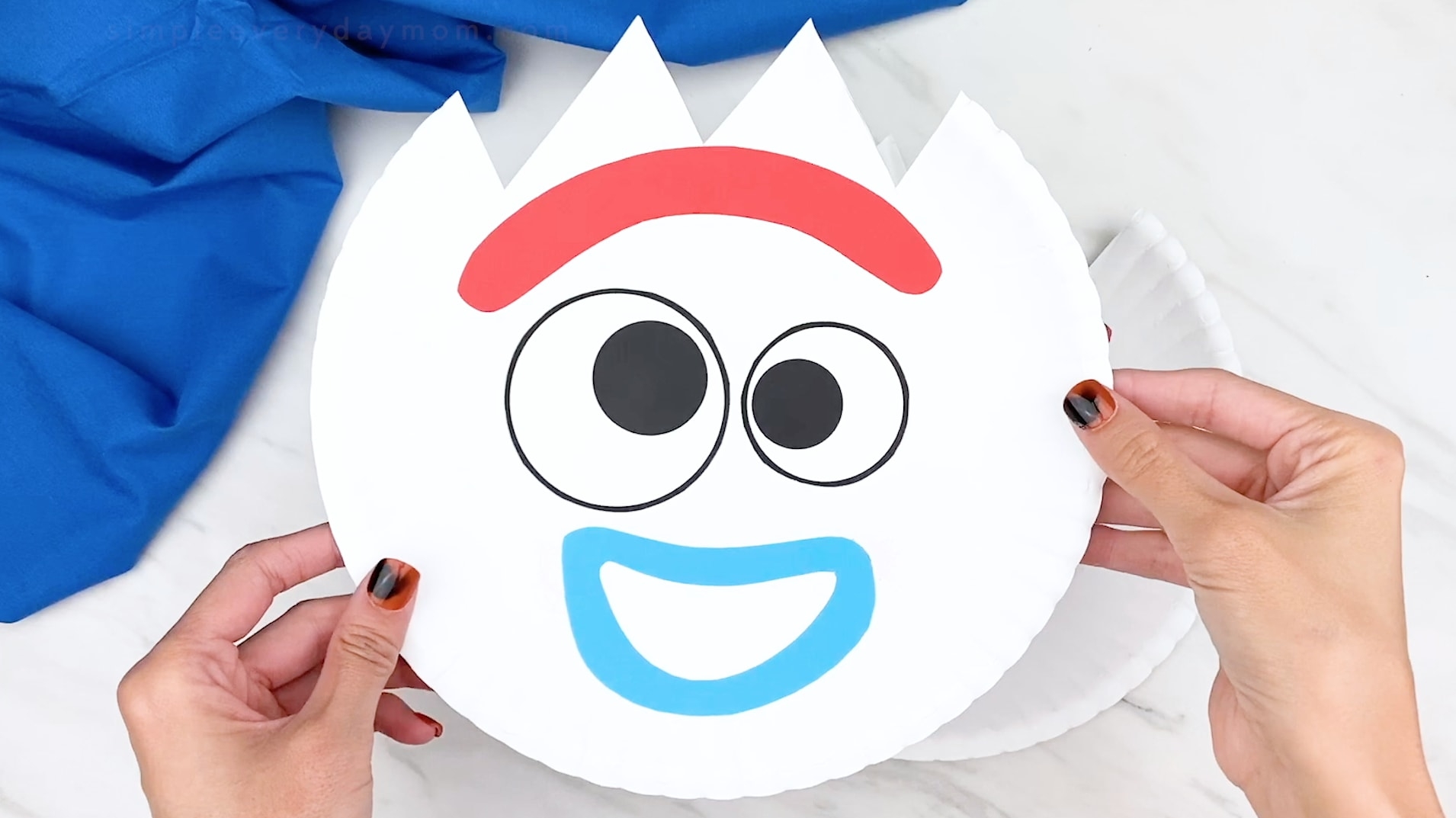 printable forky face template