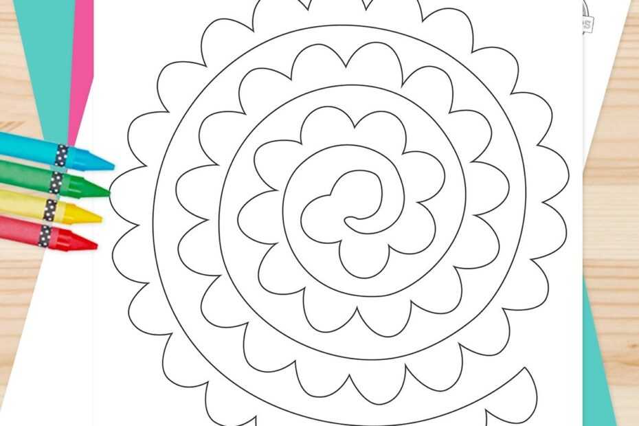 Paper Roses Free Printable Templates Kids Activities Blog