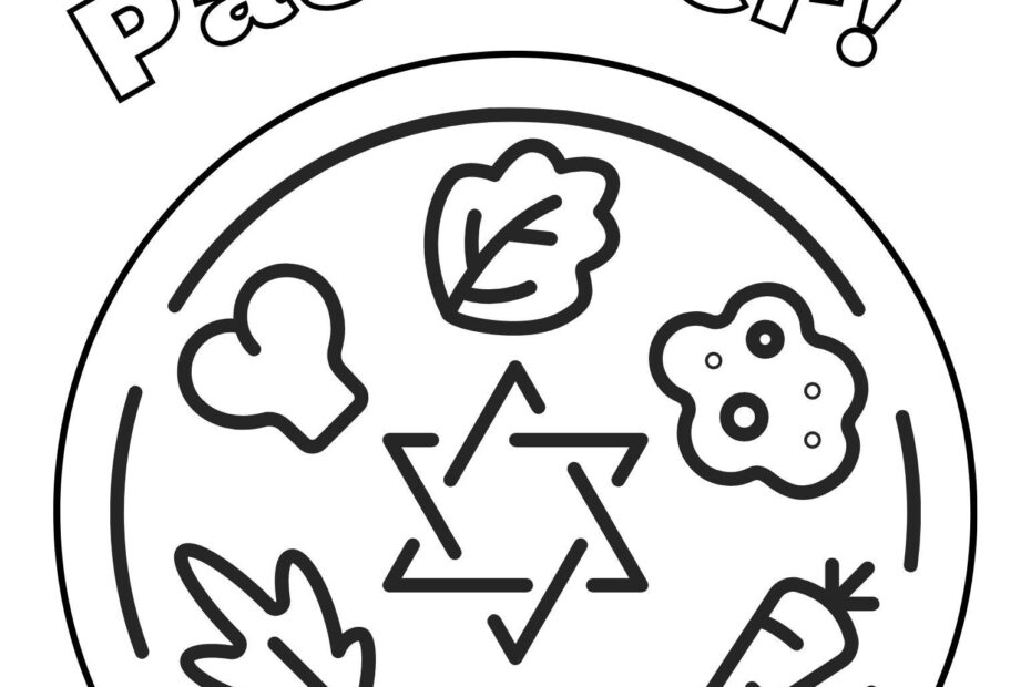 Passover Coloring Pages Passover Printables Jewish Coloring Pages Pesah Coloring Page Jewish Holiday Coloring Pages Pesach Coloring PDF Etsy