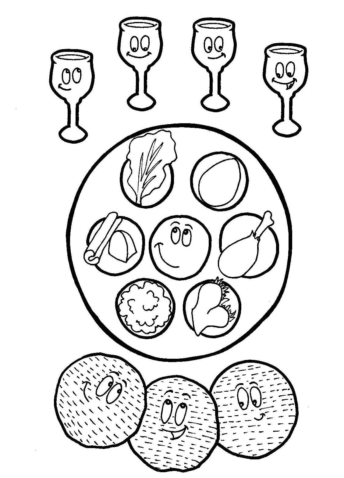 Passover Printable Coloring Page Download Print Or Color Online For Free