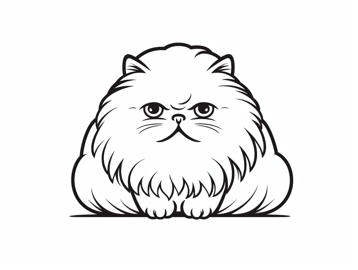 color picture of a cat