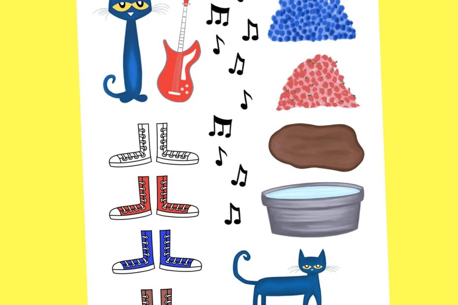 Pete The Cat White Shoes 12 Clipart Images