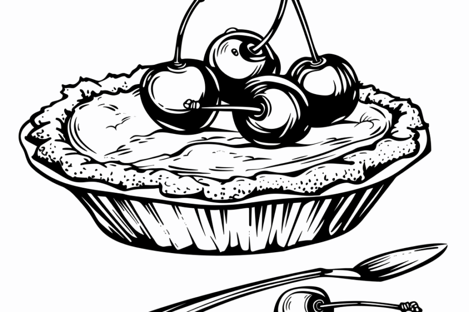 Pie Coloring Pages Free U0026 Printable