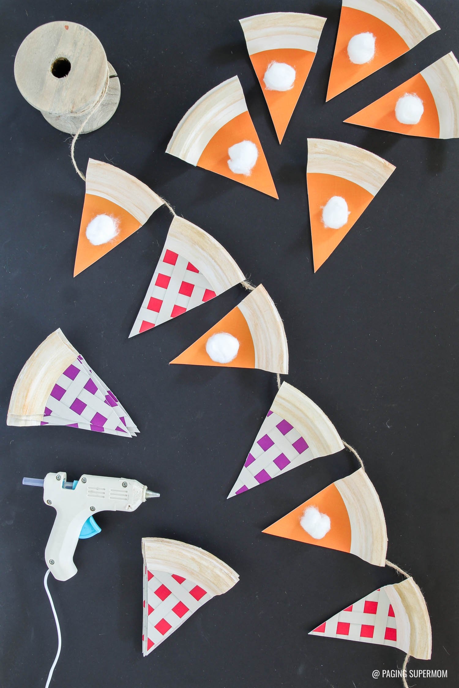Pie Garland Cutest Thanksgiving Banner FREE Template