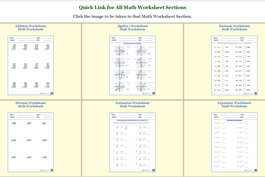 Pin On Math Aids Com Worksheets Library