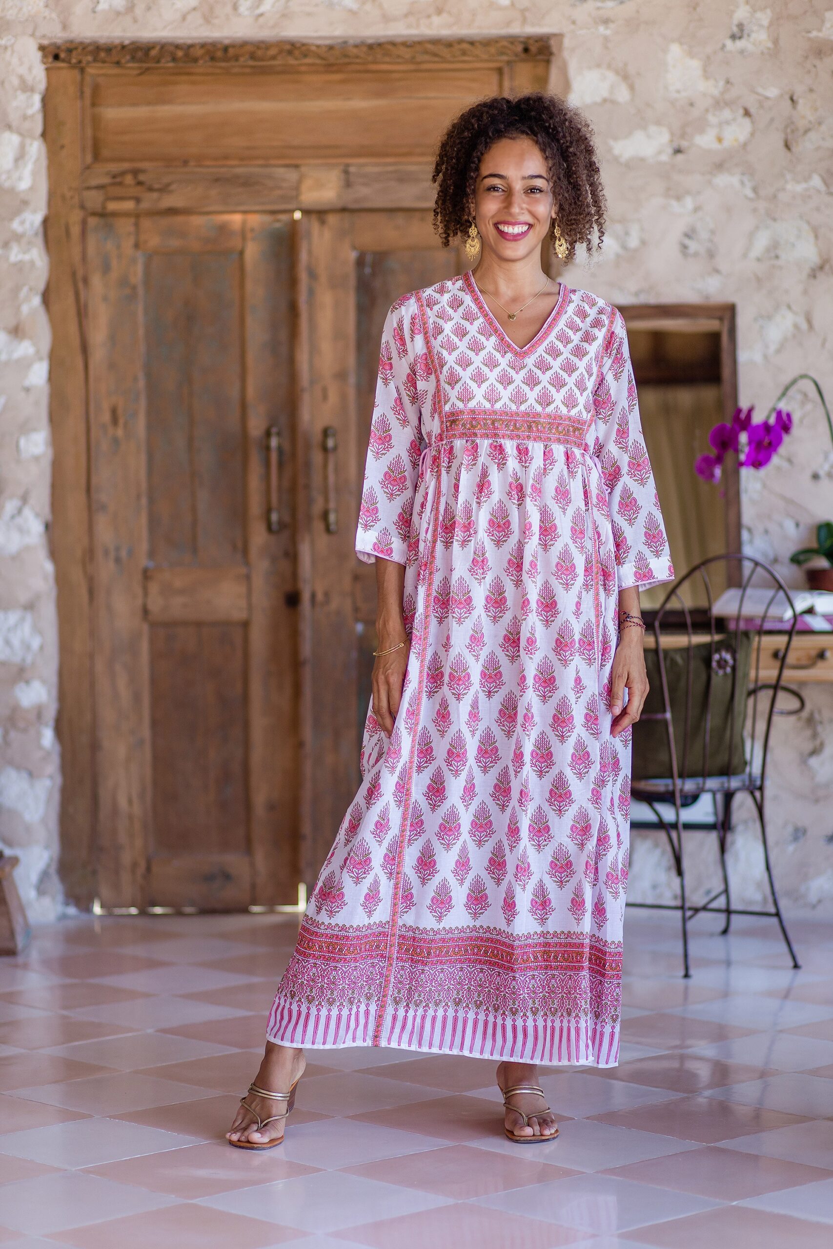 dress peace letter print color block midi dresses