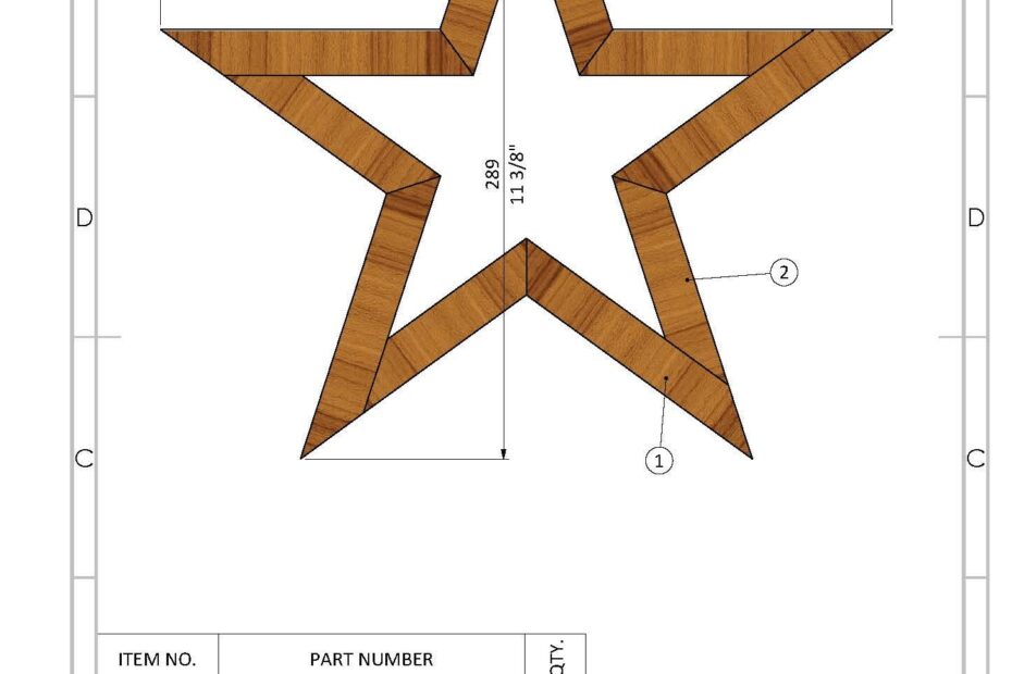Plans Diy Star Plans Step by step Guide Wooden Star Pattern