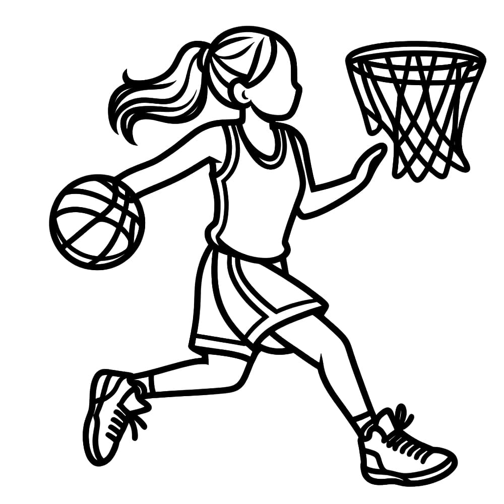 Play Basketball Coloring Page Download Print Or Color Online For Free