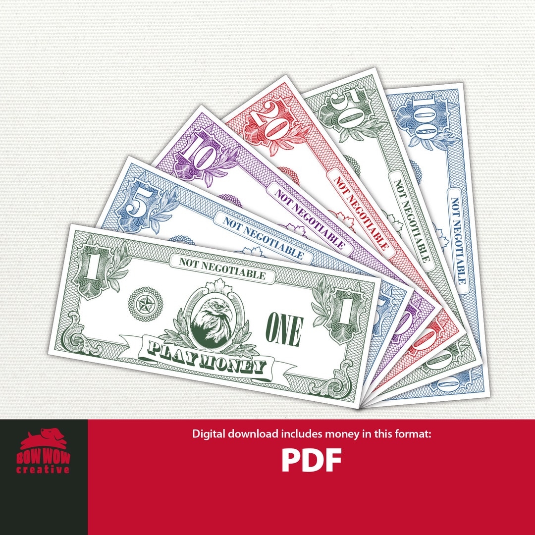 paper money printable