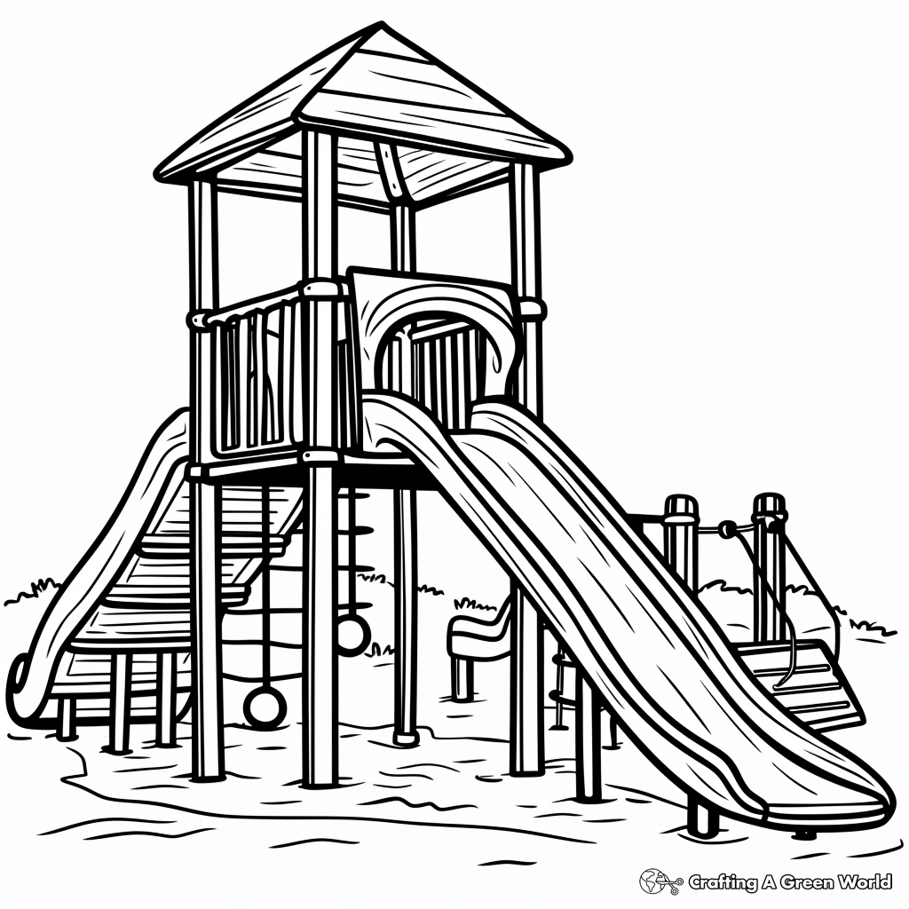 playground pictures to color