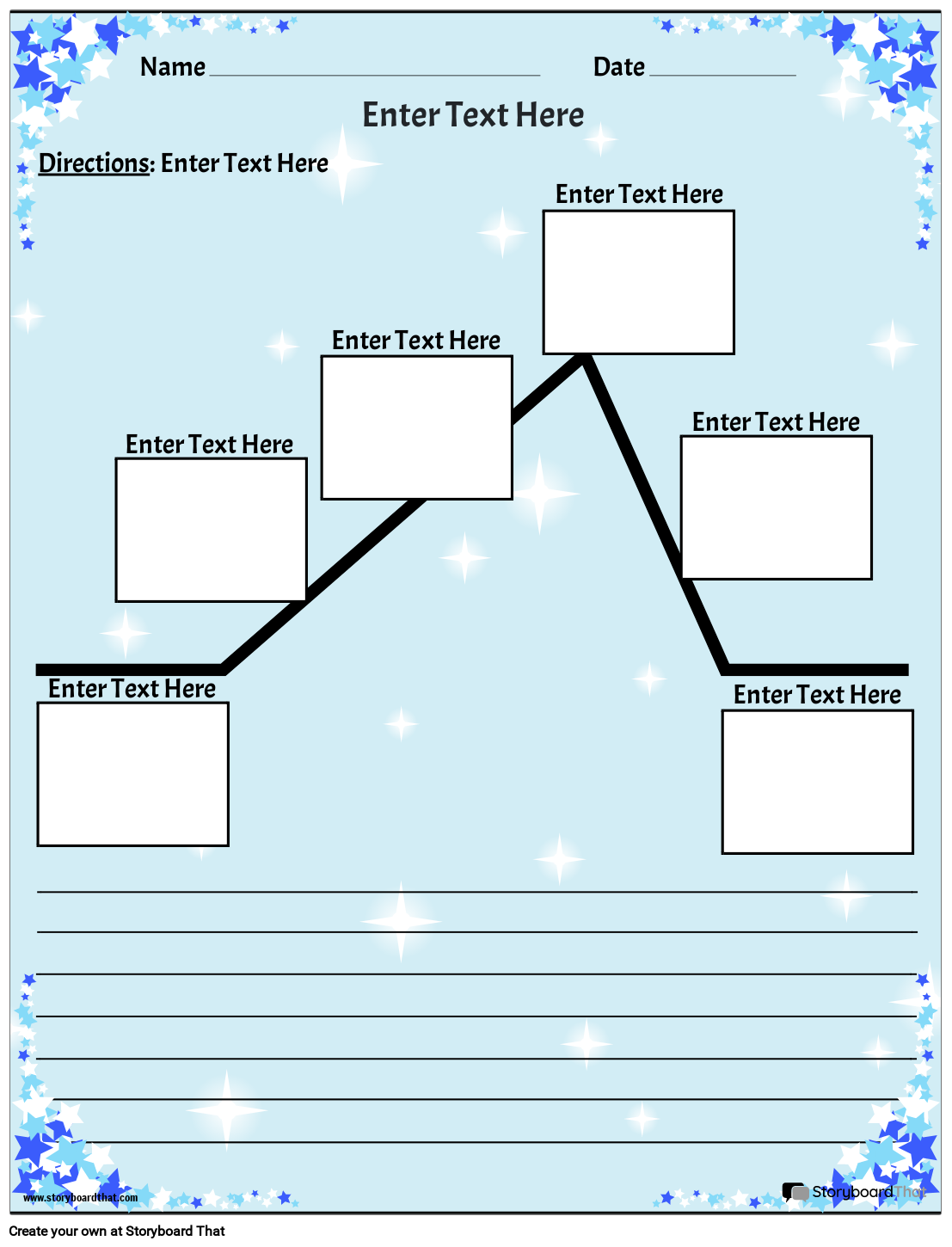 plot diagram template printable