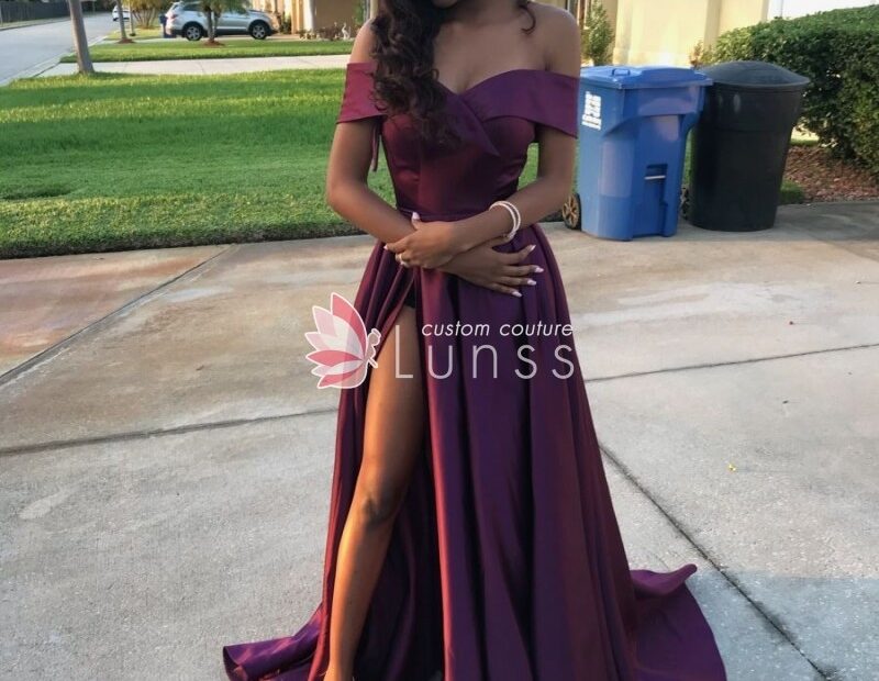 Plum Formal Dress On Sale
