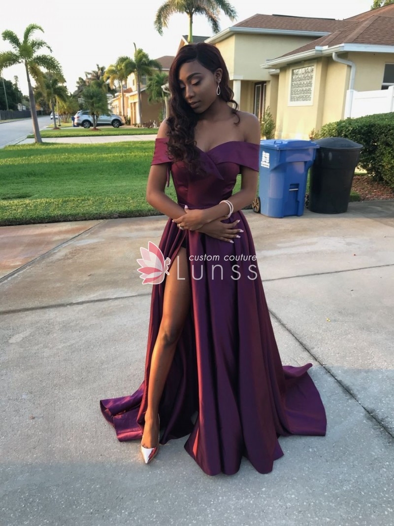 Plum Formal Dress On Sale