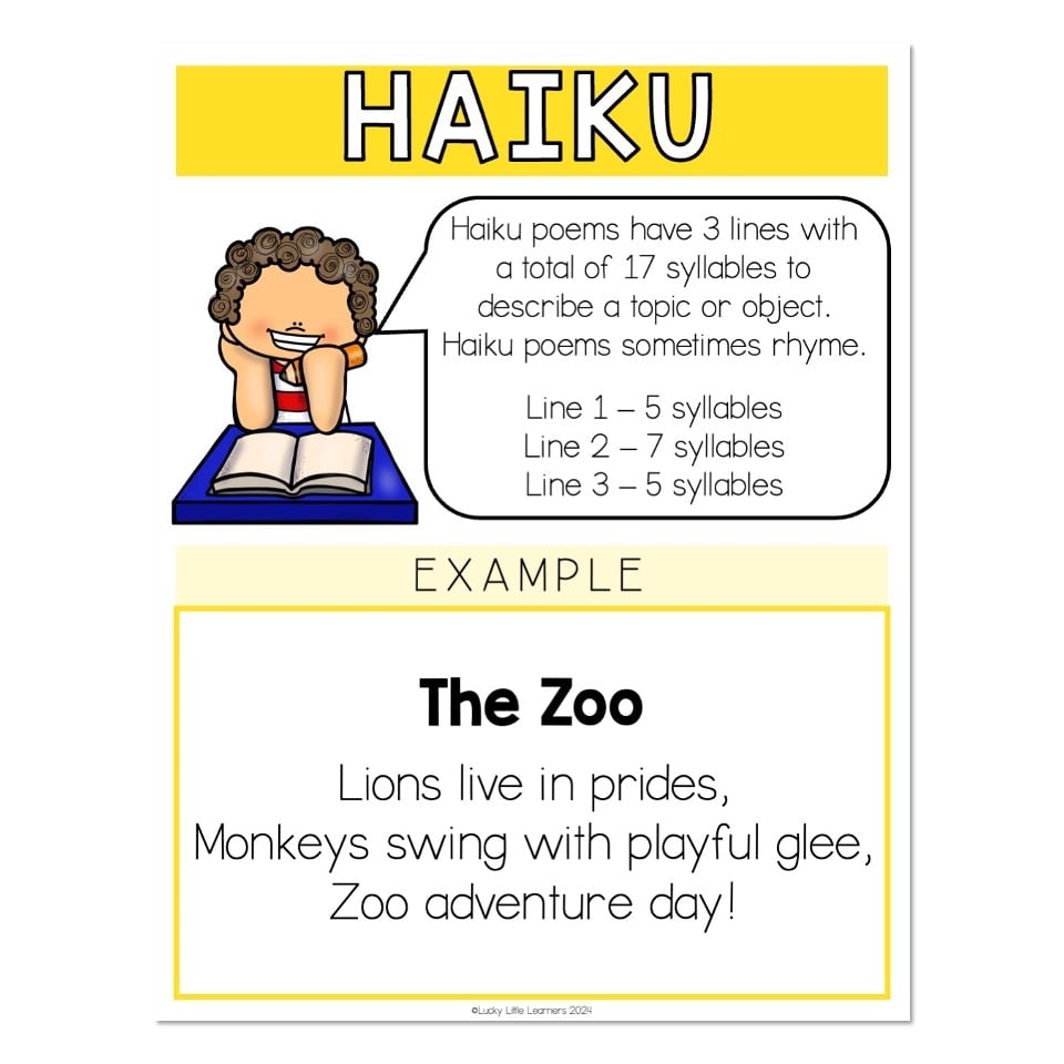 haiku template printable