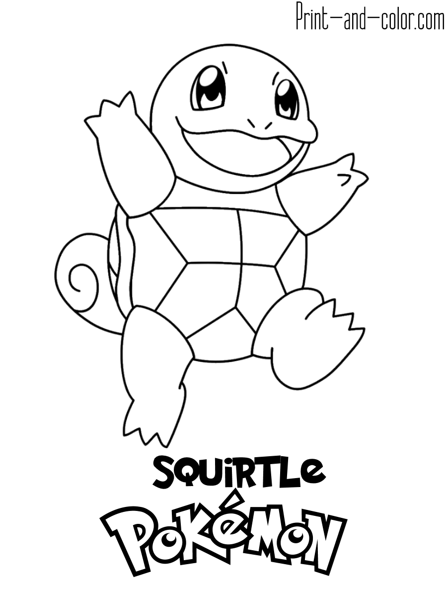 pokemon coloring page printable