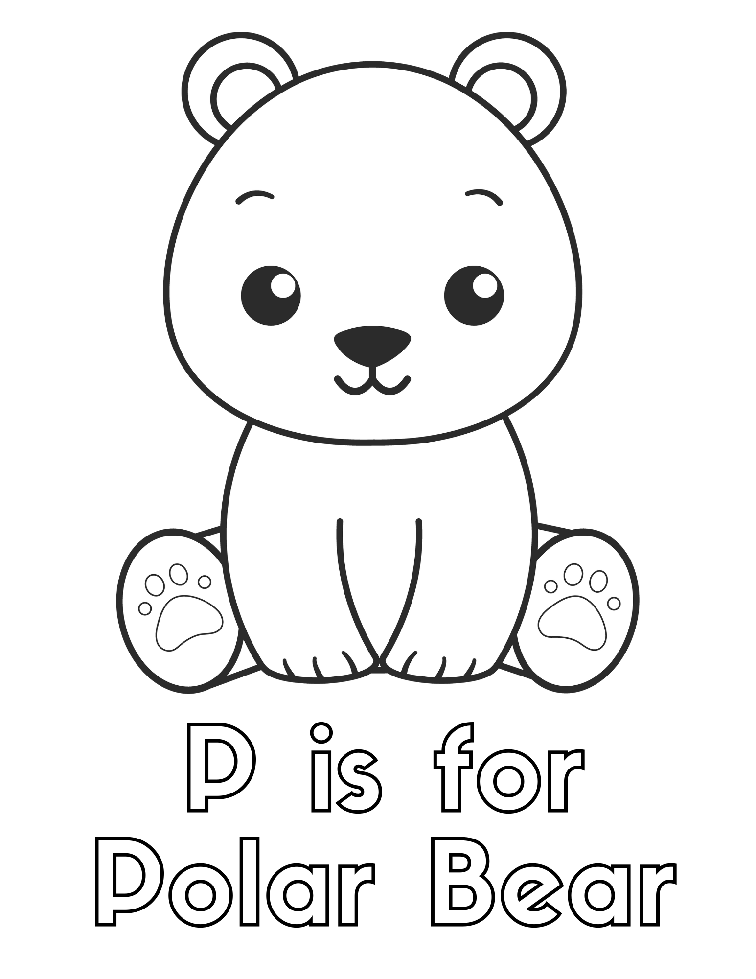Polar Bear Coloring Pages Two Kids And A Coupon