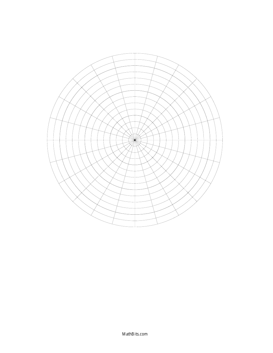 printable polar graph paper