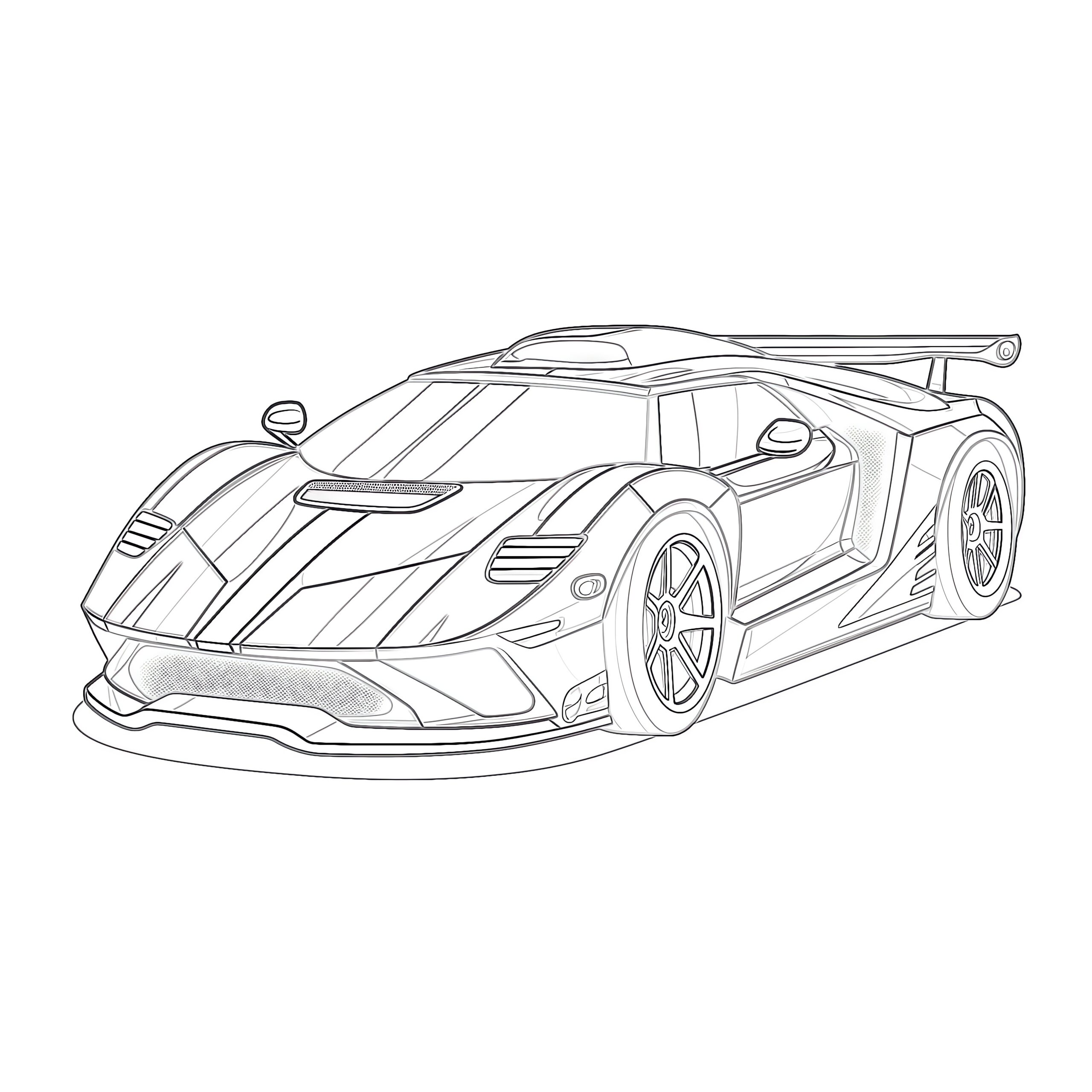 printable cars colouring pages